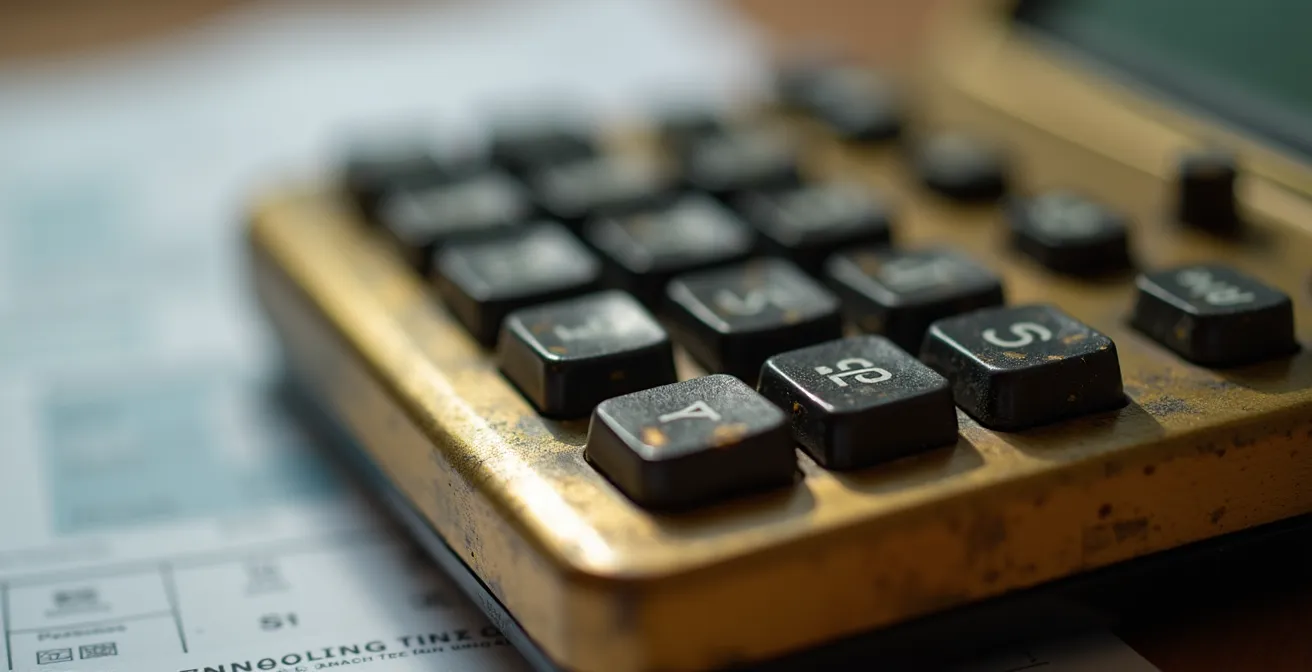 Calculatrice et graphiques financiers pour la planification budgétaire de l'entretien de maison