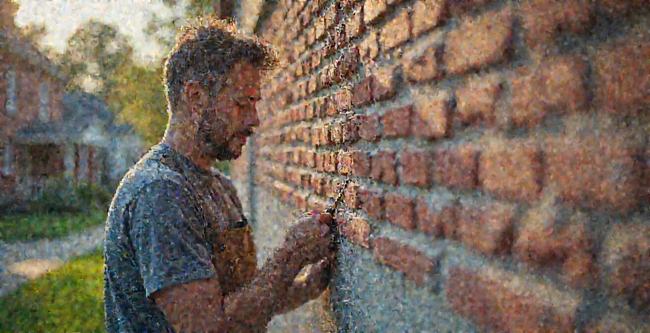 Mur de brique québécois montrant les zones d'inspection saisonnière critique