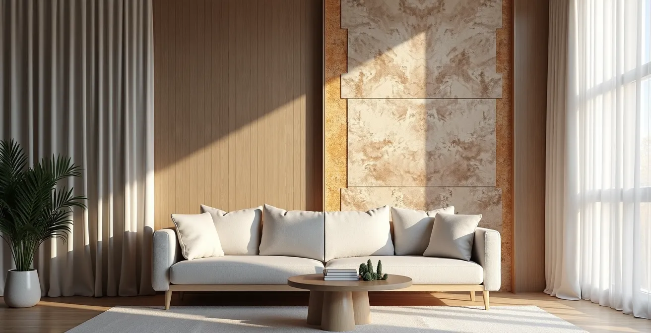 Coupe transversale d'une maison montrant les différents types de bruits et leurs trajectoires